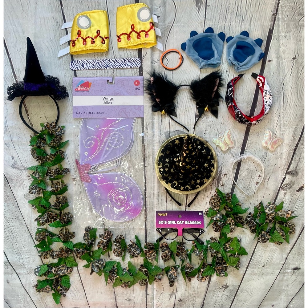Girls Play Dress Up Accessory Bundle